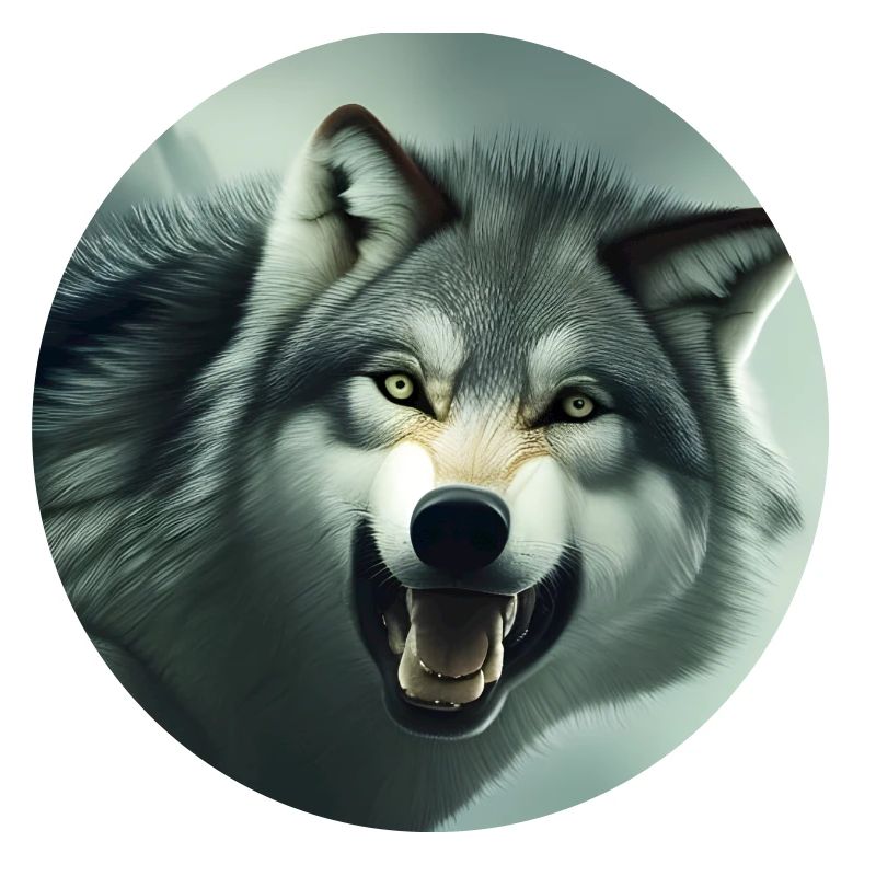 Wütender Wolf
