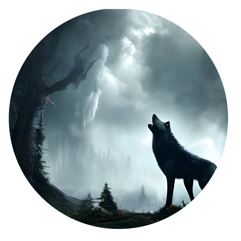 Roaring wolf