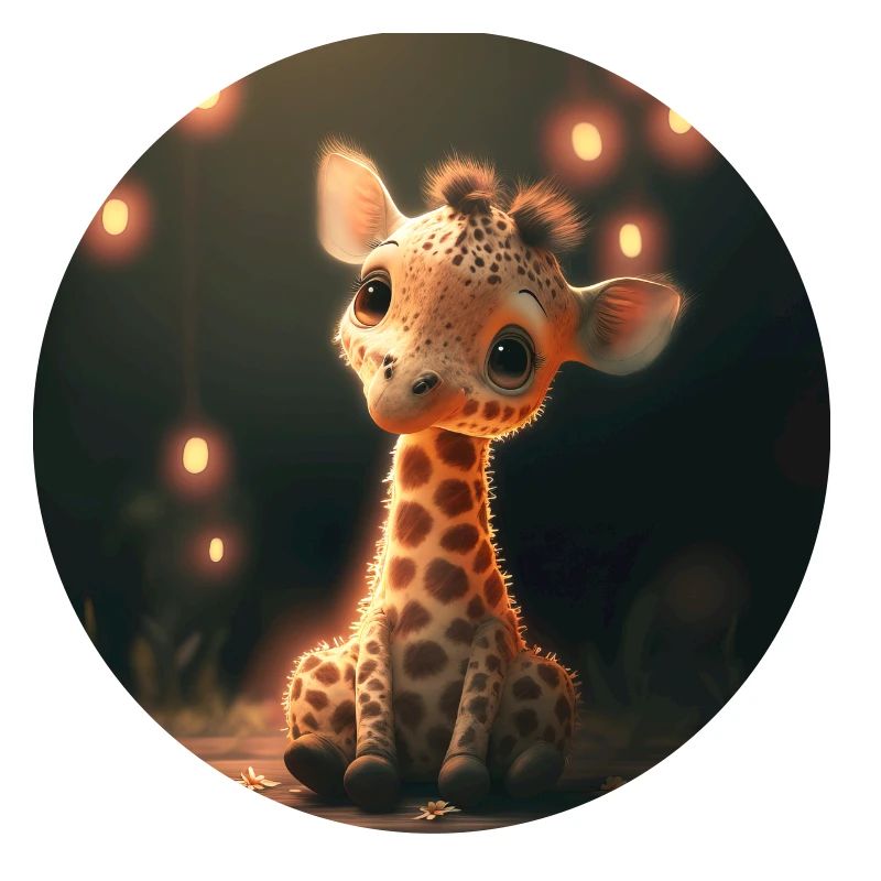 Bébé girafe