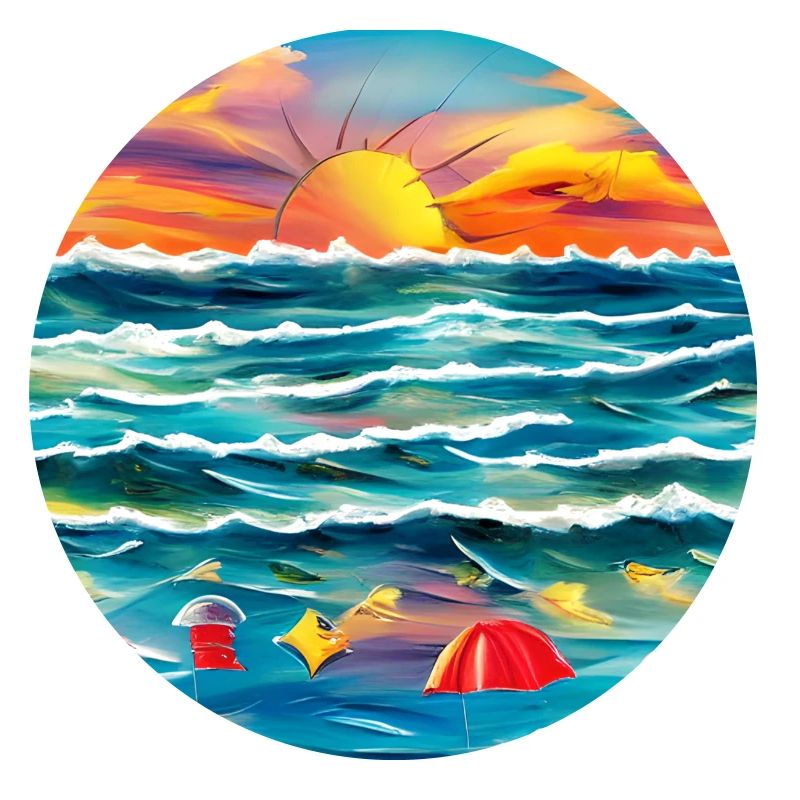 Sommer mit den Eltern am Meer