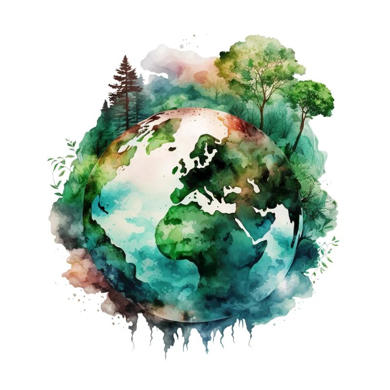 Mutter Erde Naturschutz - Save the Planet