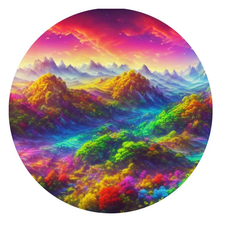 A technicolor dreamscape