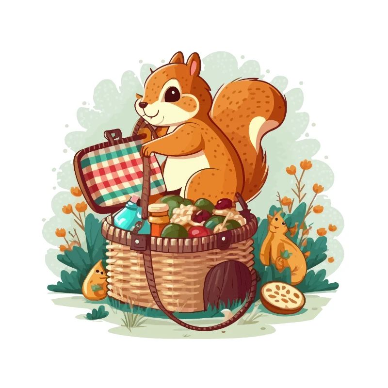 Picknick-Freunde