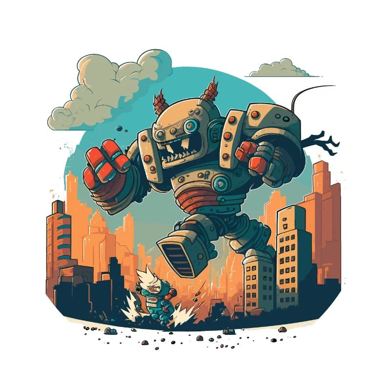 Robot vs Monstres