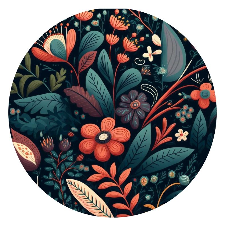 Botanicals Flower Pattern