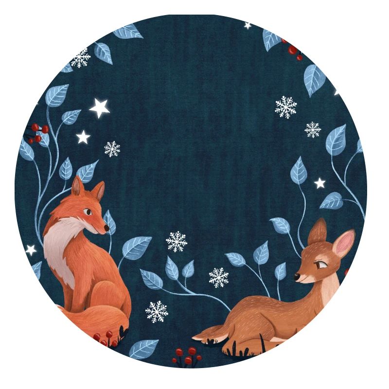 Fox and deer