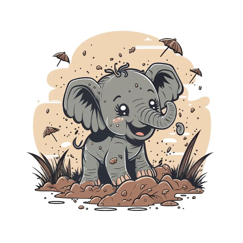 Éléphant espiègle