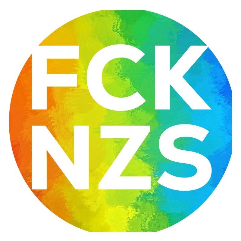 Fck NZS Cutout Regenbogen
