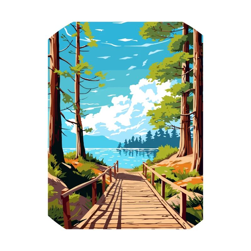 Parque Nacional Los Arrayanes Reiseposter