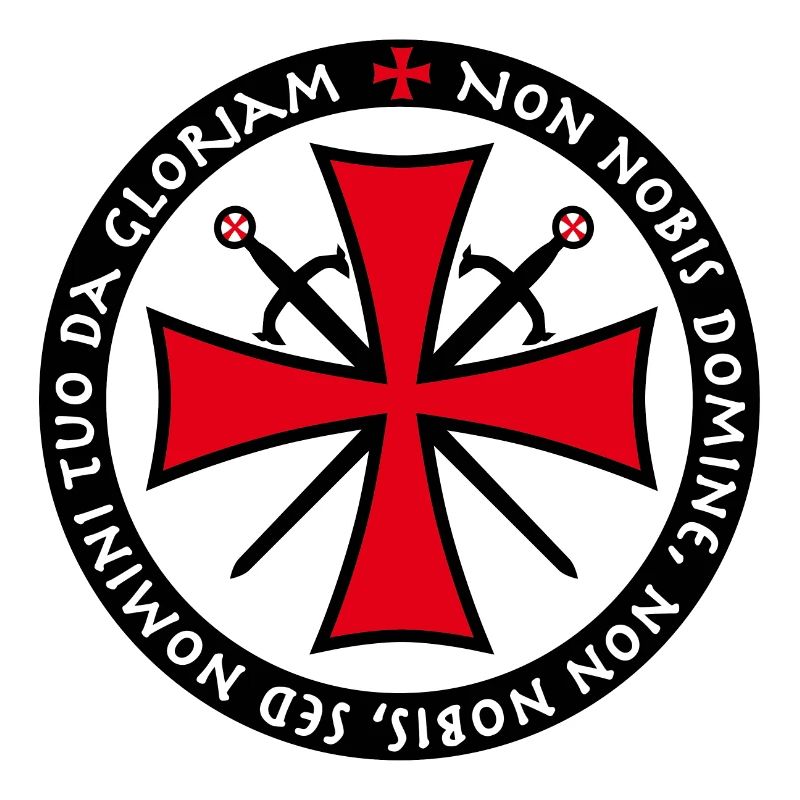 05 Templer Croix Épées Non Nobis Domine Sort