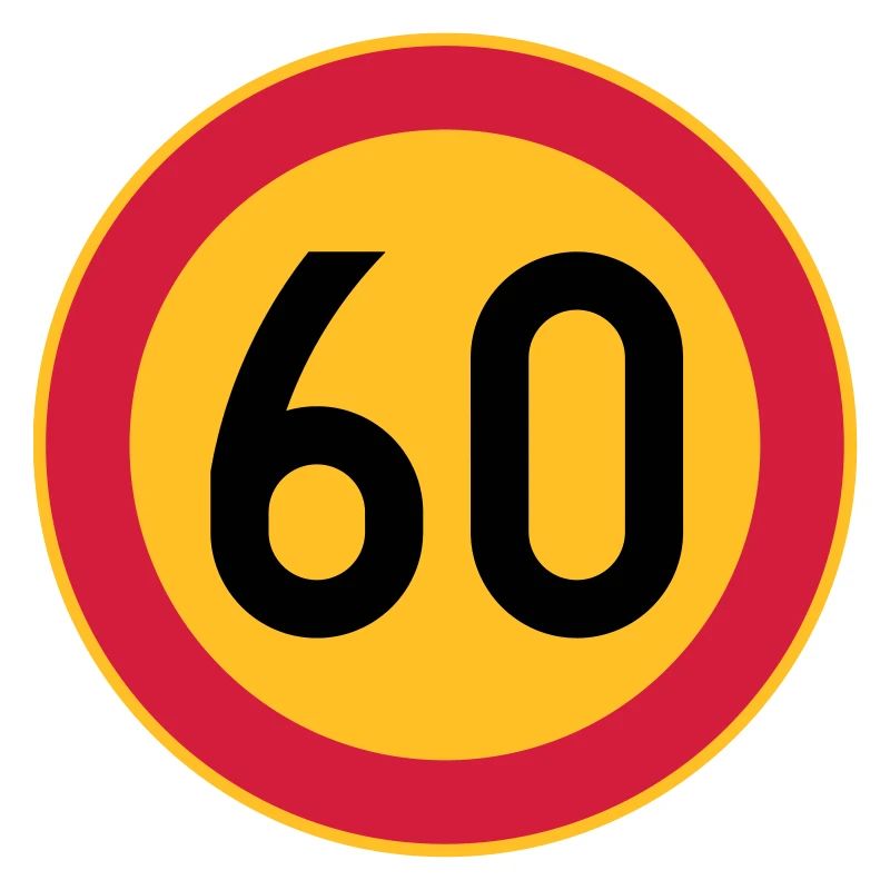 Limite de 60 / limite de vitesse