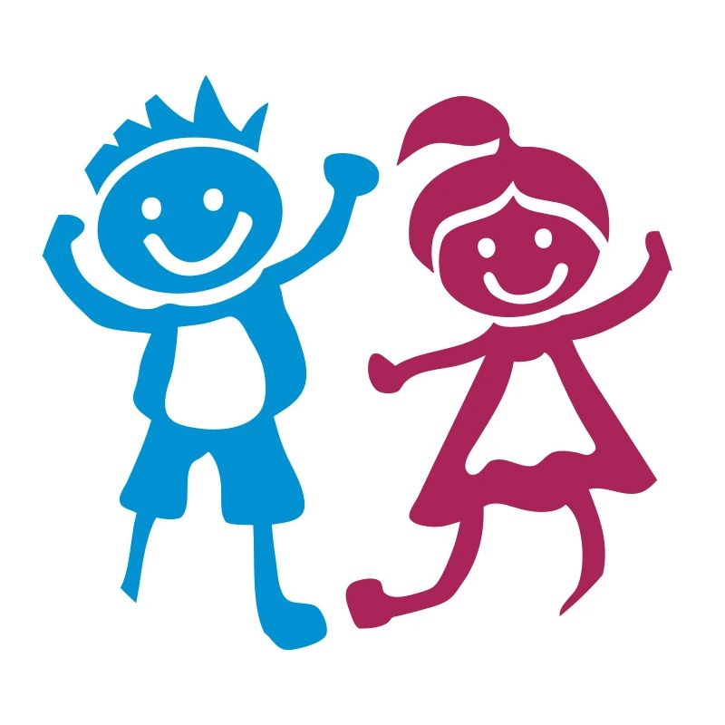 Junge Mädchen Kinder Zeichnung 1