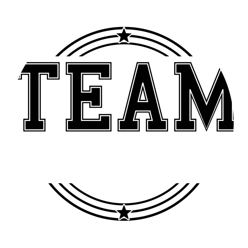 Team Kreis Vorlage Personalisierbar eigener Text