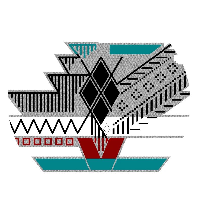 Konon geometryczny sweter kononowicz / kononowicza