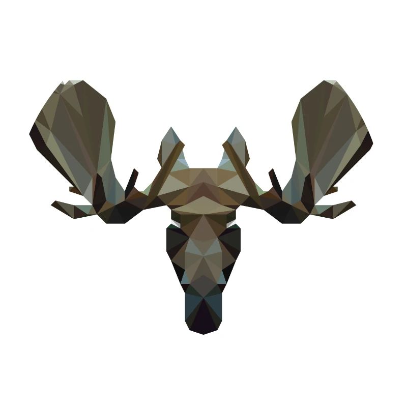 Low Poly Moosehead