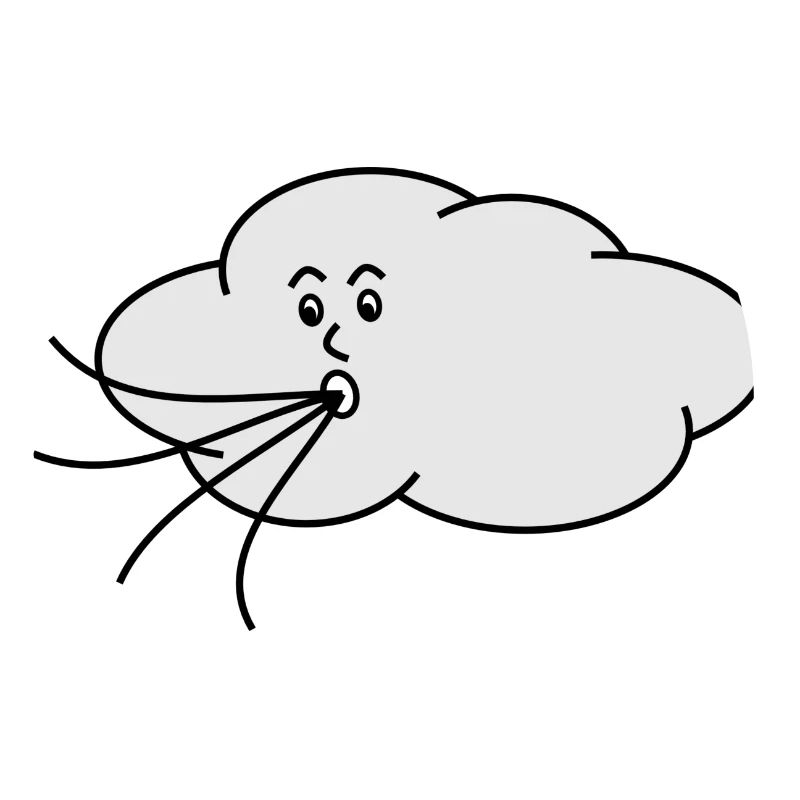 Wind,wolke,passat,zeichnung