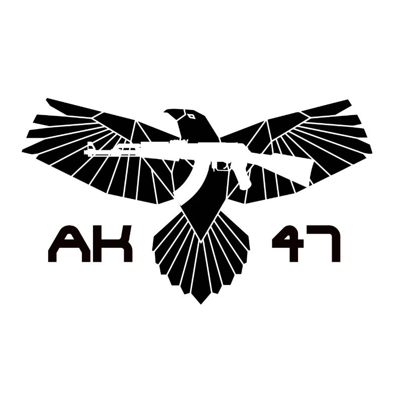 Aigle avec Kalachnikov - AK 47 aigle