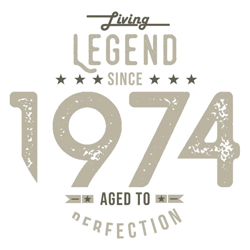 legend since 1974 birthday gift 48 years