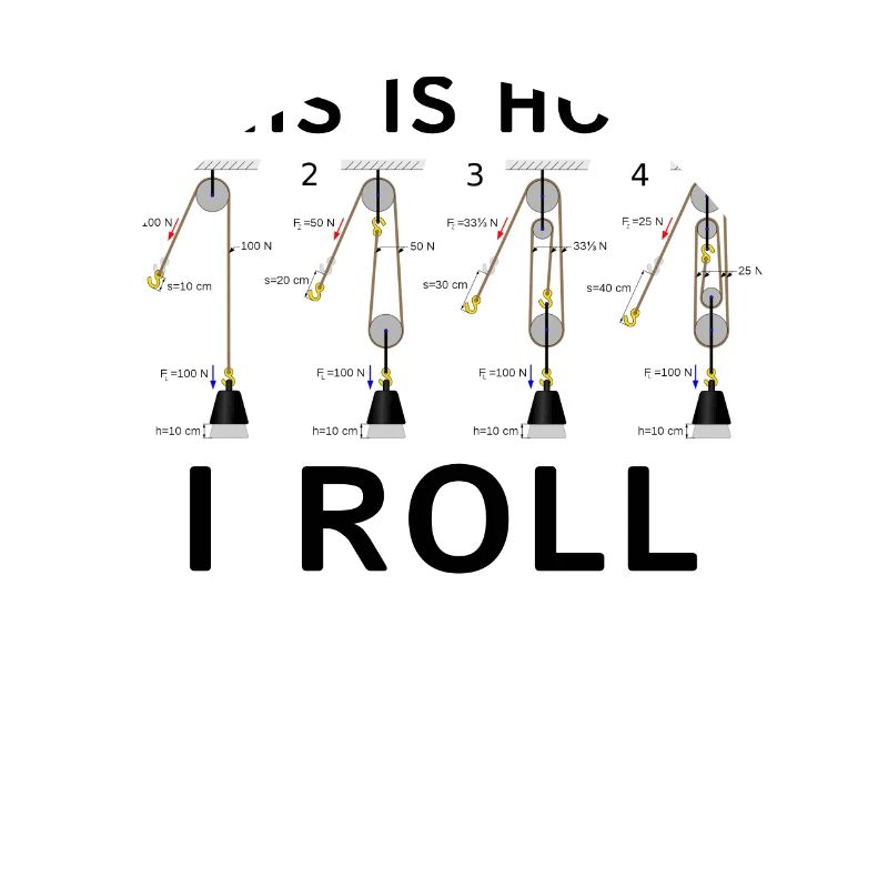 This Is How I Roll Physics Nerd Shirt