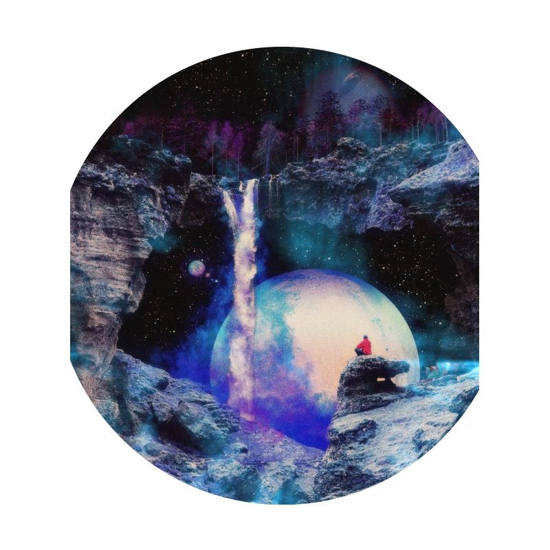 Space Cave avec cascade