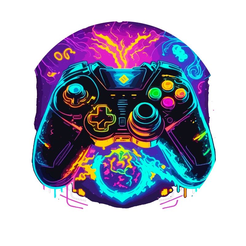 Power Graffiti Gaming Controller