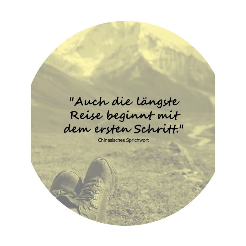 Der erste Schritt