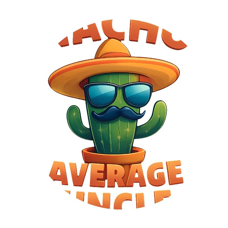 Conception de cactus oncle Nacho Average