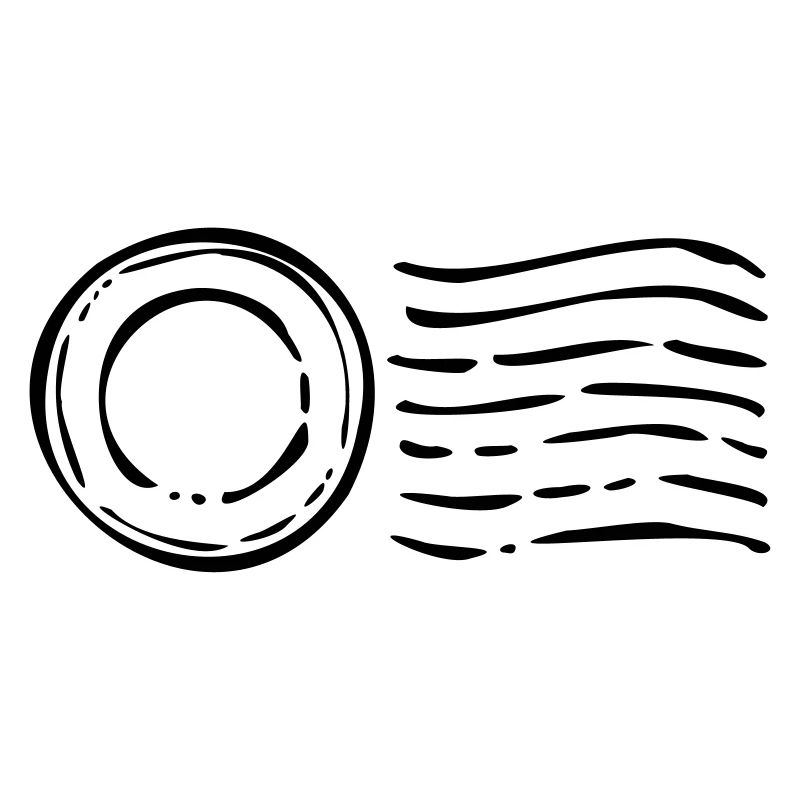 Cachet de la poste timbre Cachet de la poste