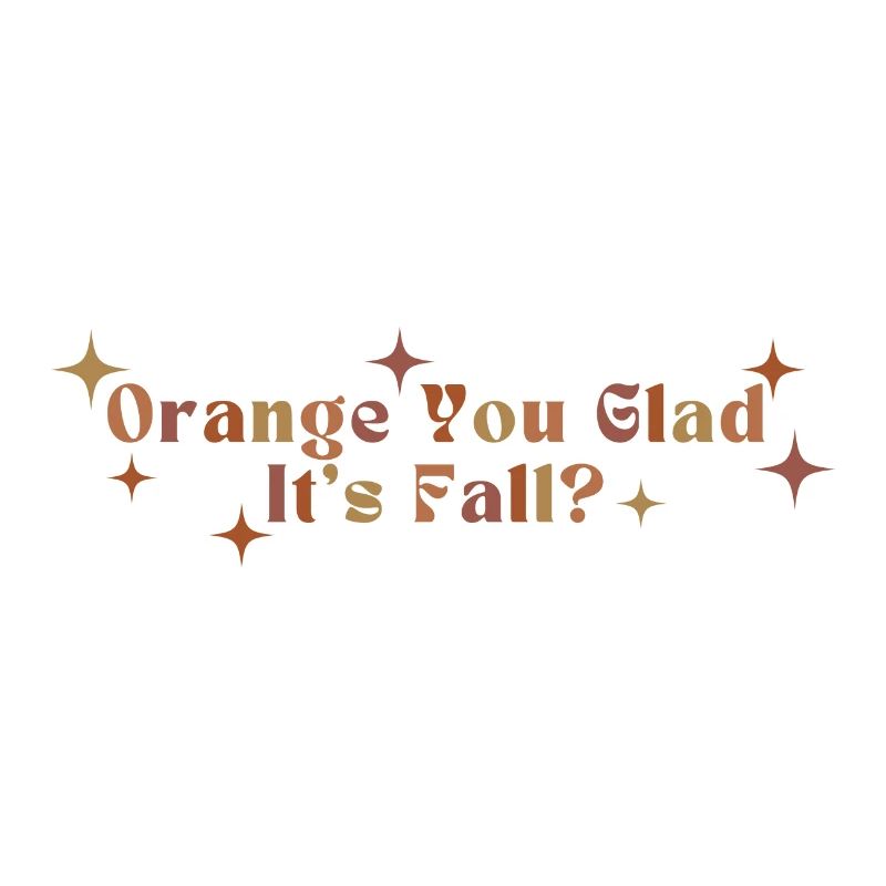 Orange Vous êtes content que ce soit l’automne ? Saison effrayante d’automne