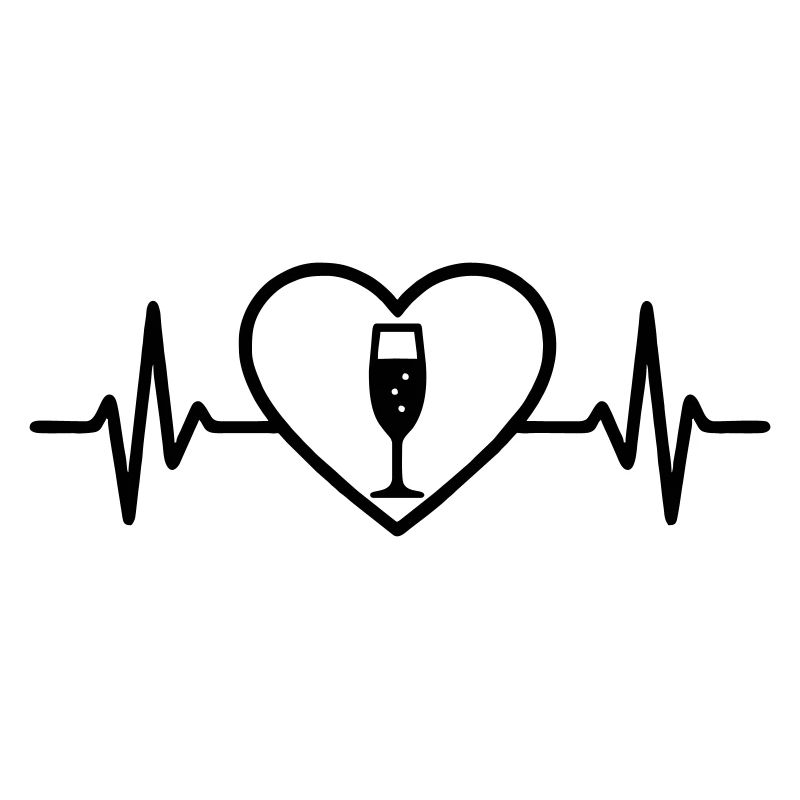 Funkelnde Herz-Bubble-Flöte