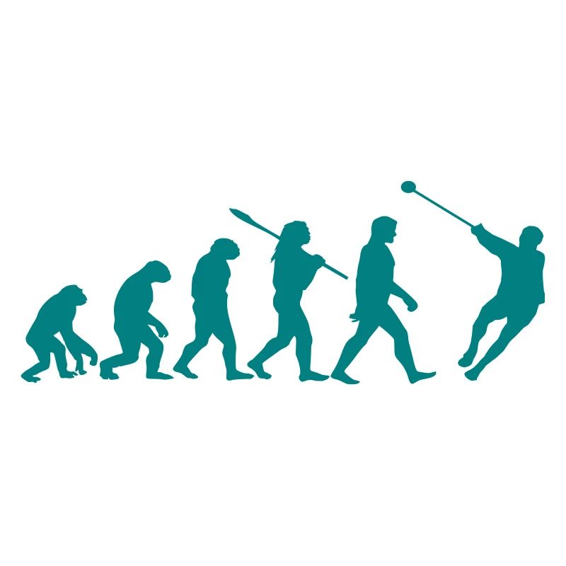 Hammer thrower Evolution Hammer throw | gift idea