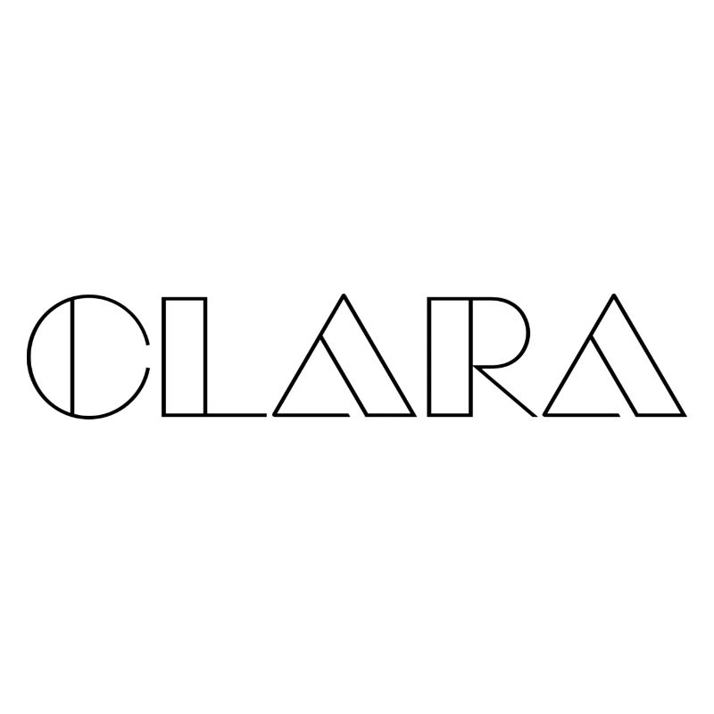 Name Clara Modern Schwarz