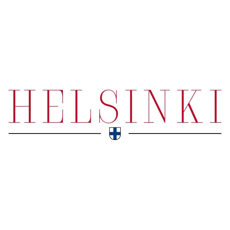 T-shirt de conception de style Helsinki, Finlande