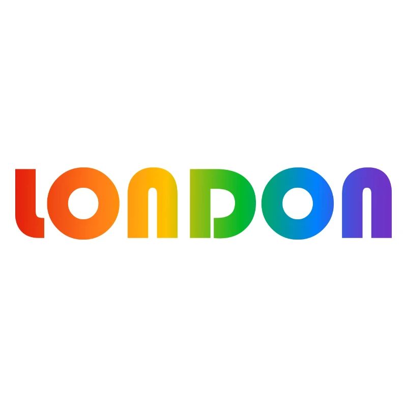 Texte arc-en-ciel de Londres