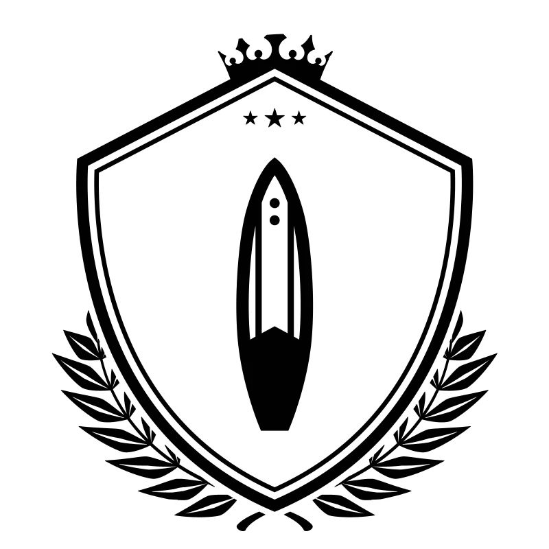 Armoiries de la planche de surf
