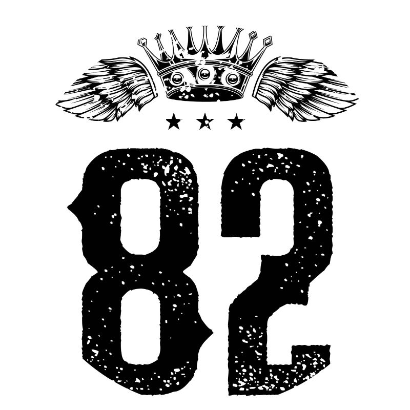 82 Zahl Krone