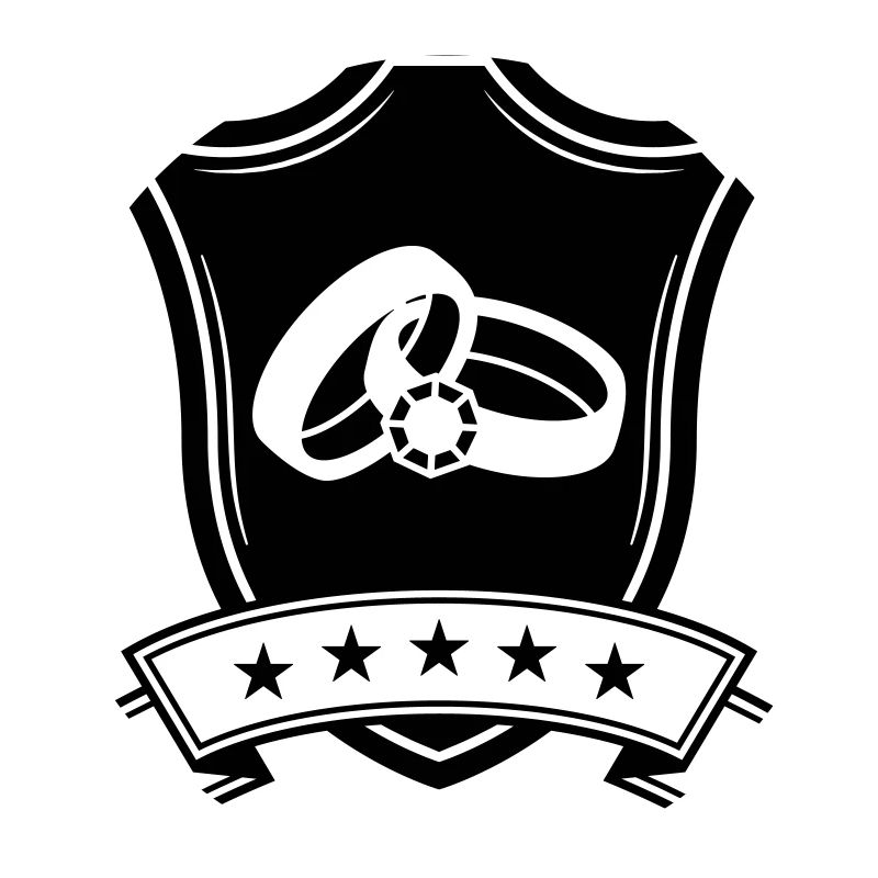 Eheringe Hochzeit Wappen