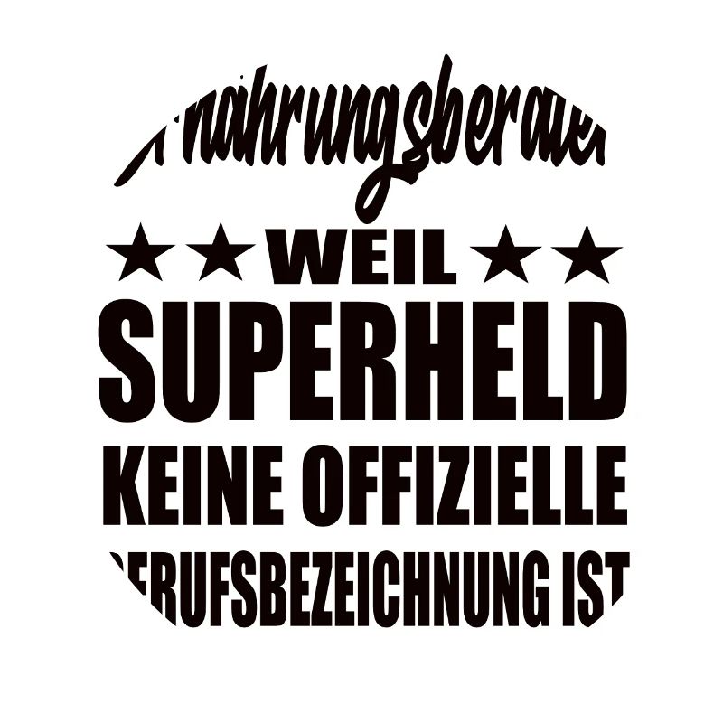 Ernährungsberater Superheld Spruch