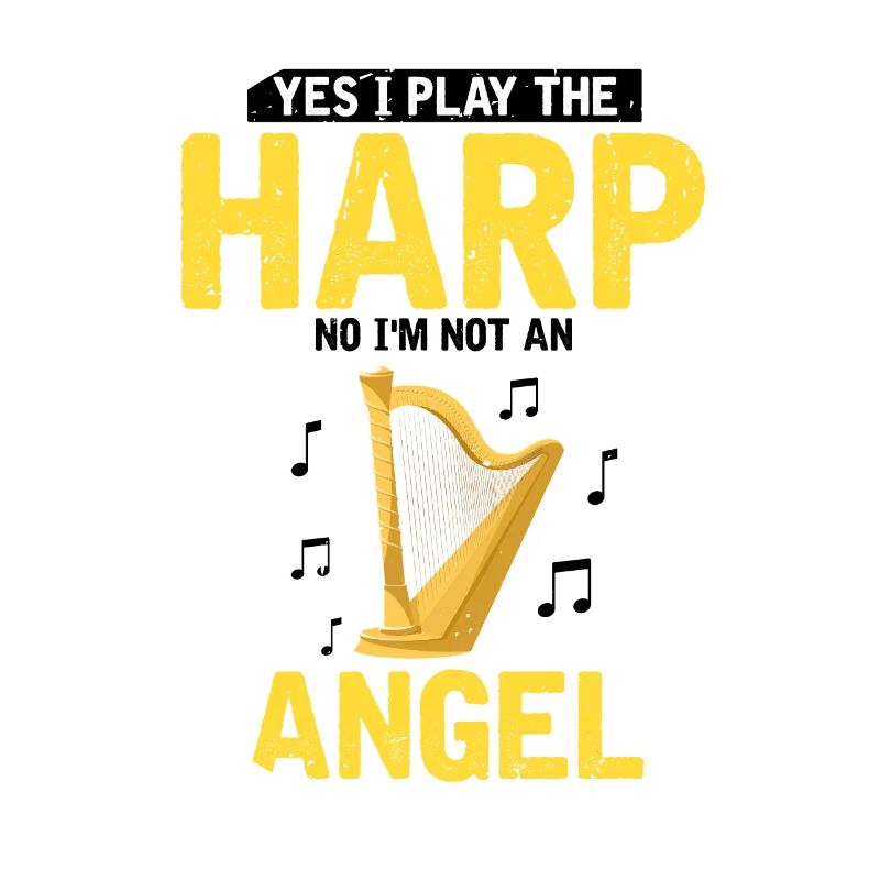 Conception de harpe pour harpiste et joueur de harpe