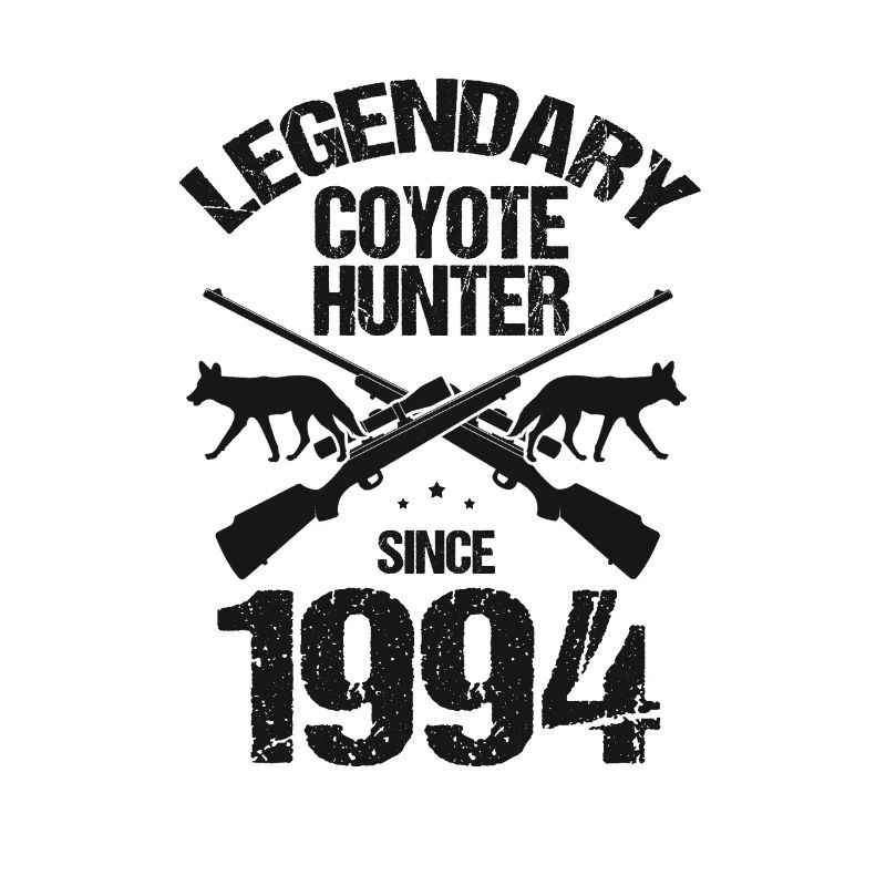 Legendary coyote hunter for coyote hunting
