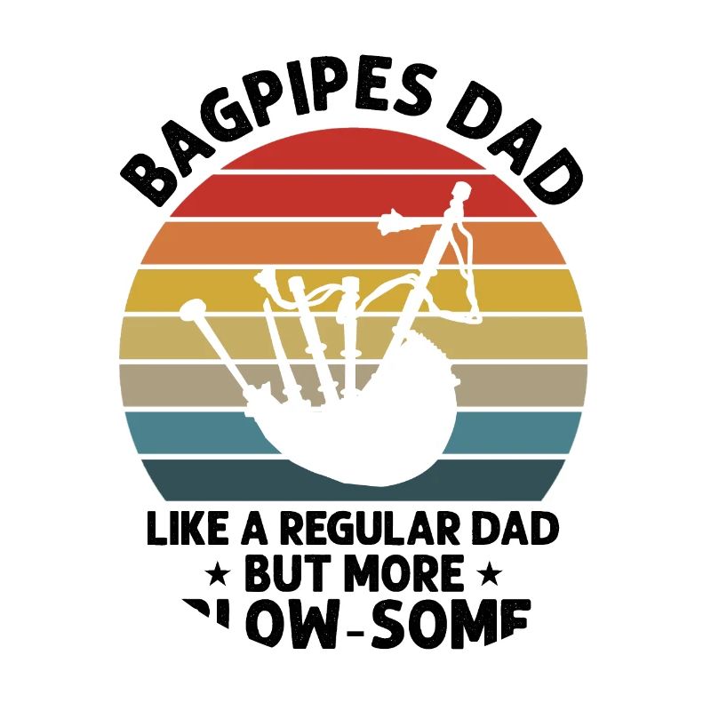 Bagpipe Design for Scotland Pride and Bagpipes