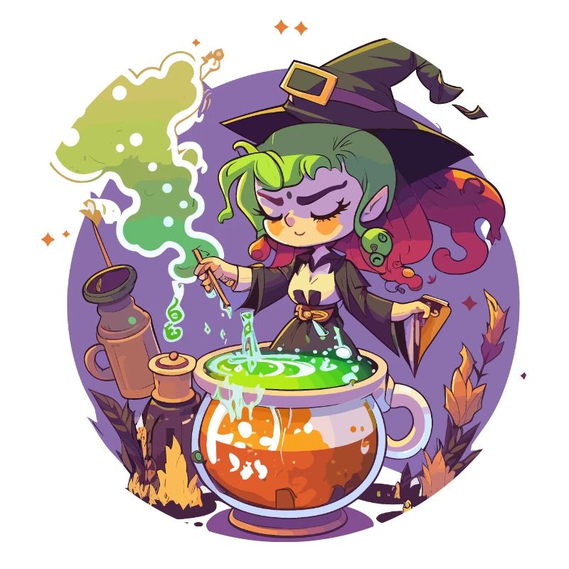 Concoction de chaudron