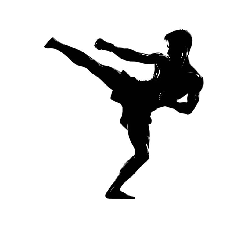 Conception de combattant d’arts martiaux