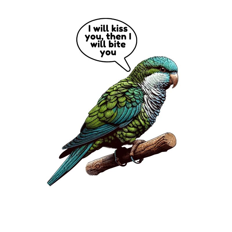 Quaker Parrot Monk Parakeet