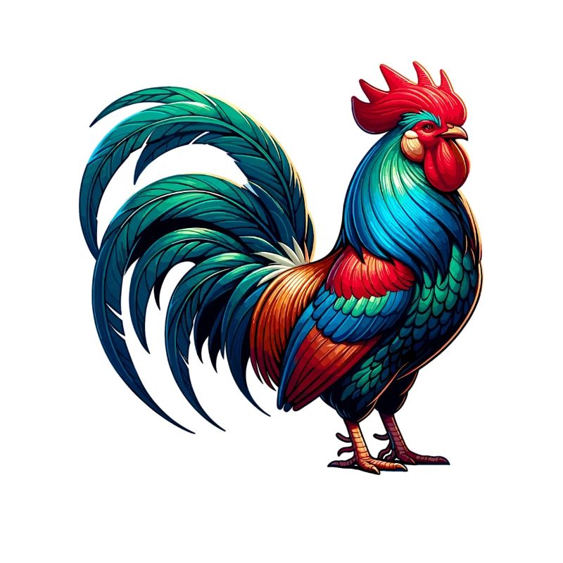 Belle image de coq