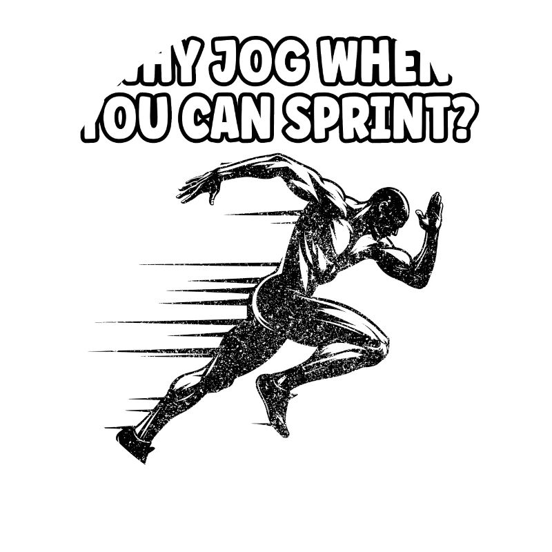 Bahnläufer Sprinter Sprint 100m Sprinter