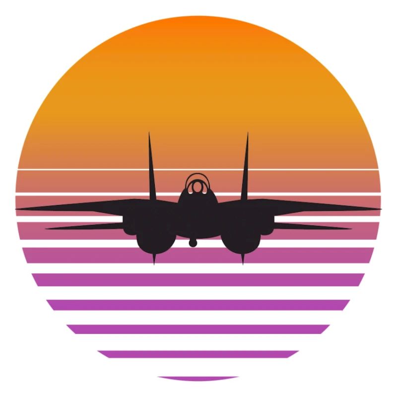 Tomcat coucher de soleil bk