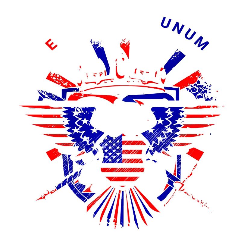 A beautiful American eagle design