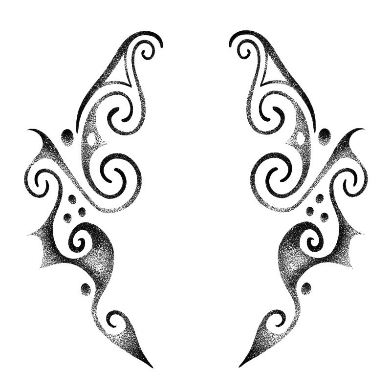 Altes Punktwork-Dotwork-Symbol