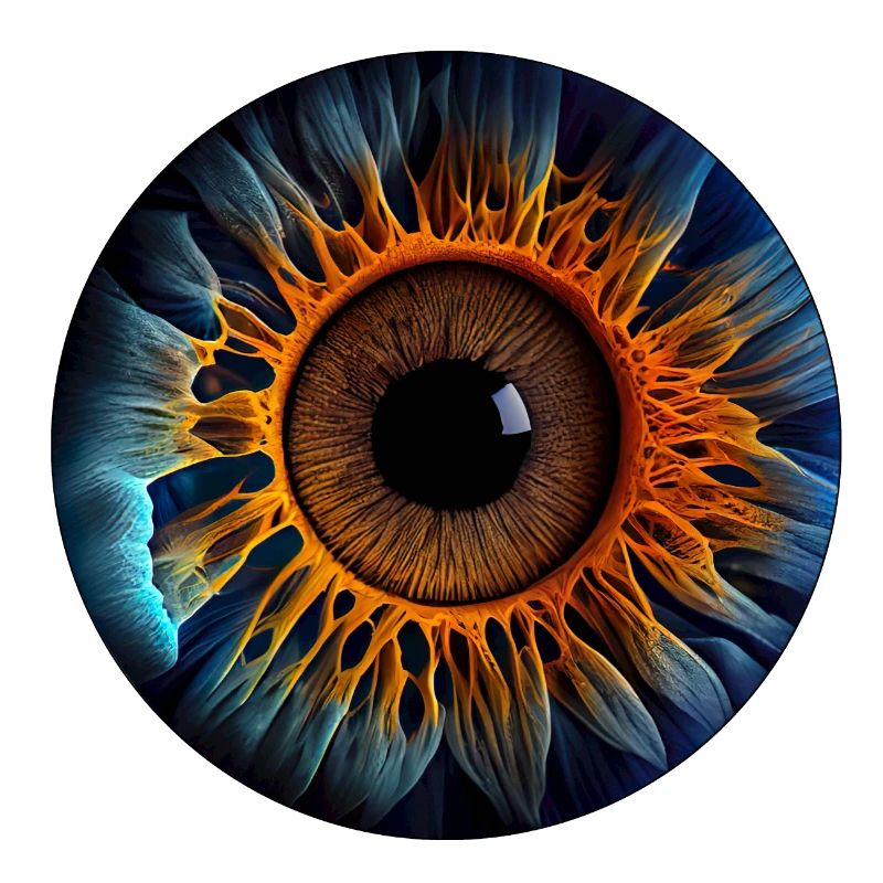 Eine Iris als biometrisches Identifikationssystem